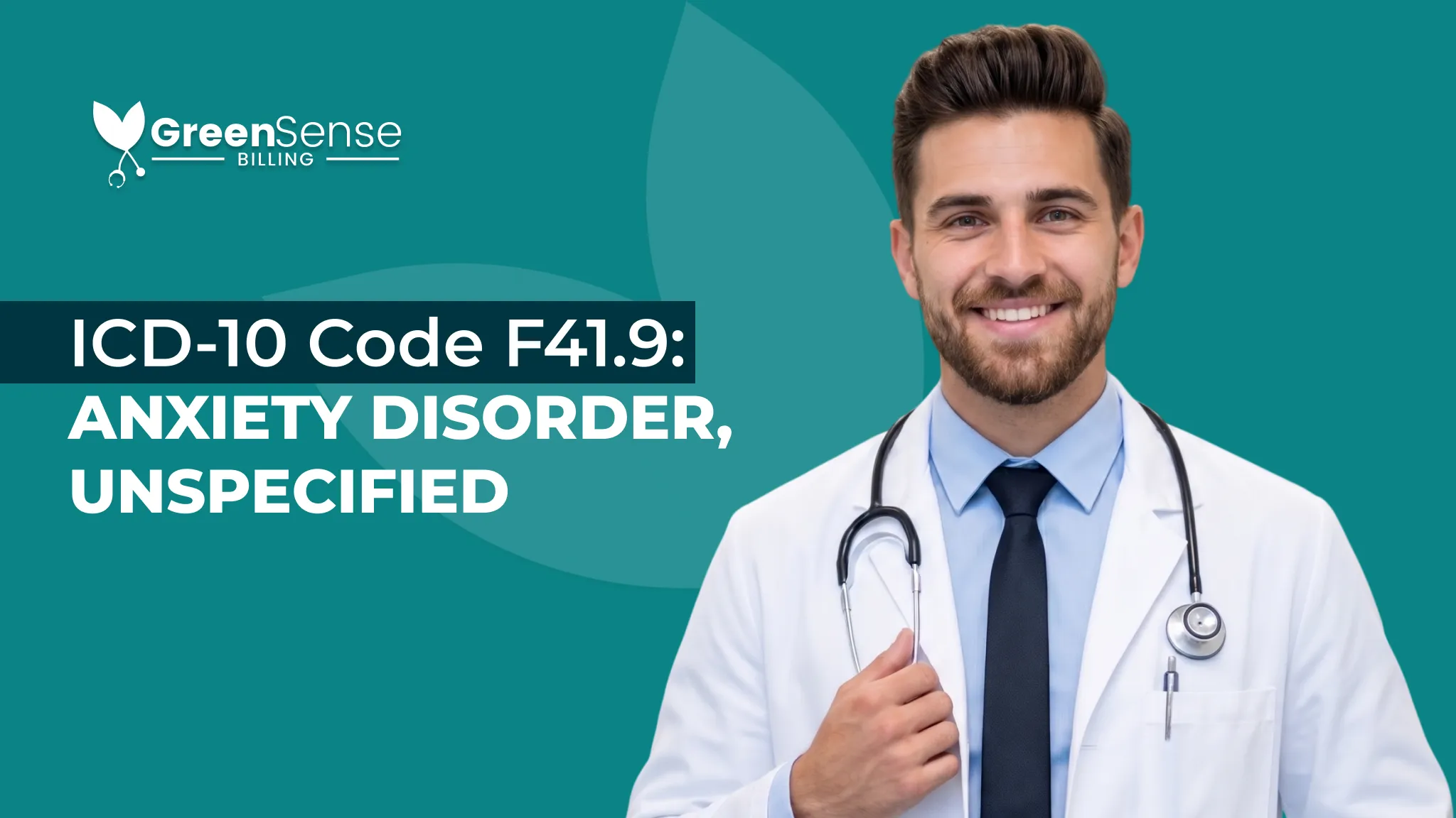 ICD-10 Code F41.9: ANXIETY DISORDER, UNSPECIFIED | GreenSense Billing